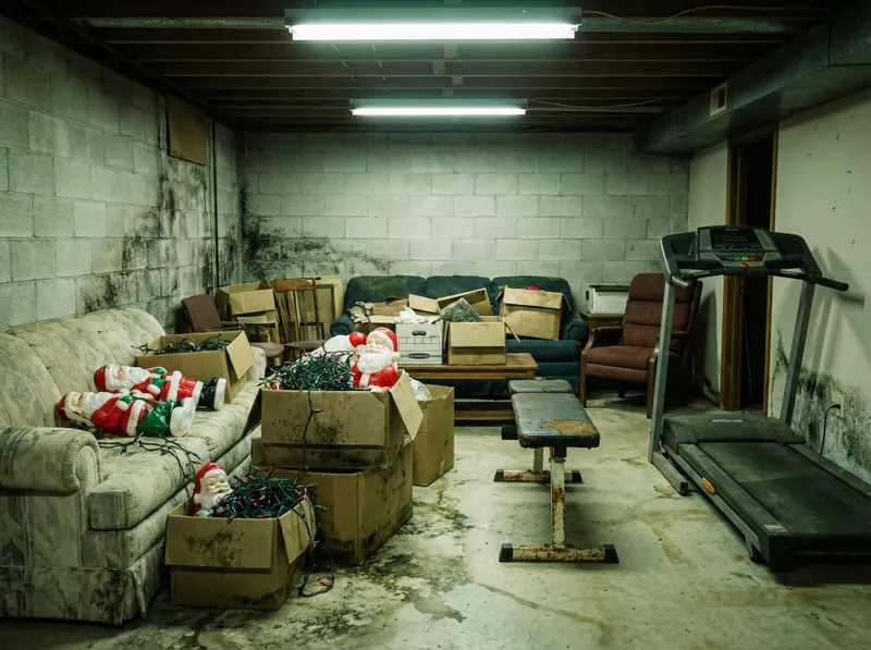 Basement Cleanout - Before